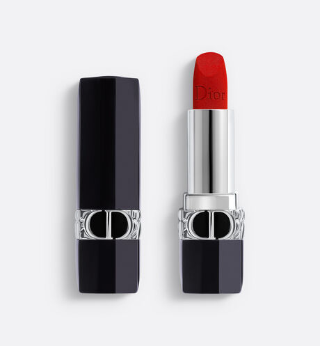 Dior - Rouge Dior Refillable Lipstick with 4 Couture Finishes: Satin, Matte, Metallic & New Velvet