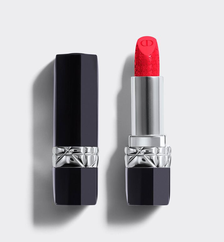Rouge Dior Miss Dior: lipstick engraved with the iconic Dior motif