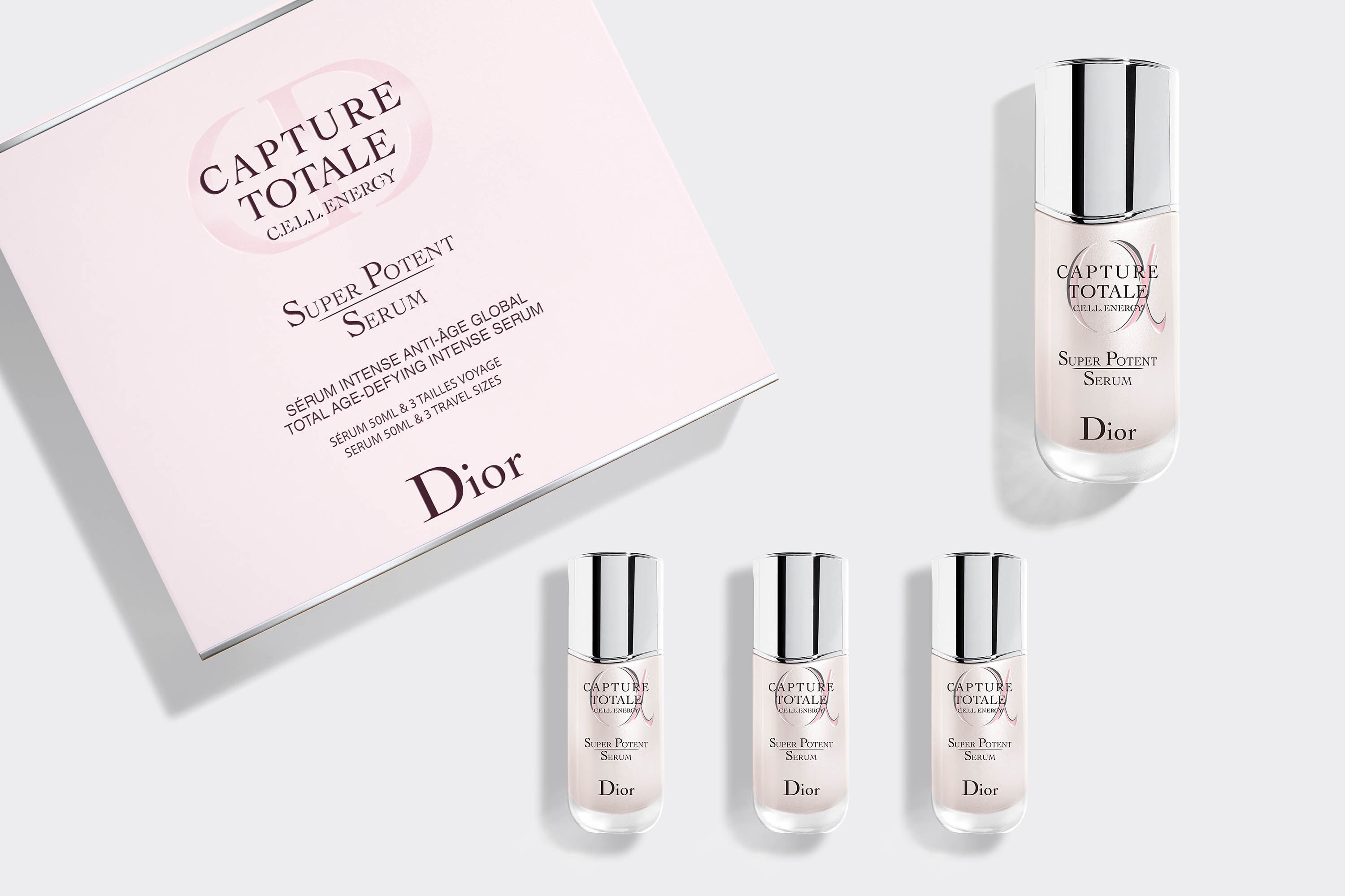 Capture Totale Super Potent Serum: 50 ml u0026 3 Travel-Size Bottles | DIOR