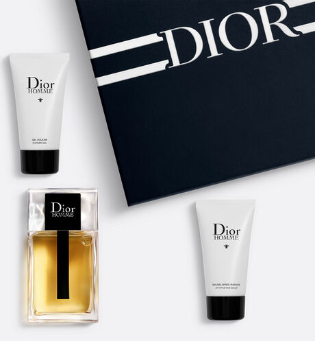 Dior - Coffret Dior Homme Coffret parfum - eau de toilette, gel douche parfumé et baume après-rasage