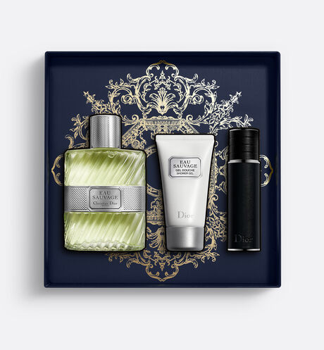 Dior - Eau Sauvage清新淡香水組 限量男香禮盒–淡香水、沐浴乳、隨身香