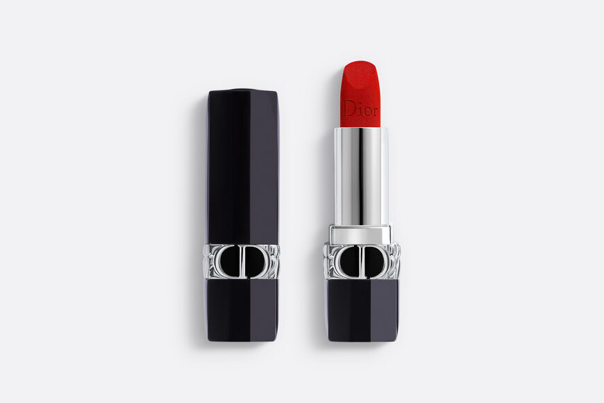 Dior - Rouge Dior Rouge à lèvres rechargeable aux 4 finis couture : satin, mat, métallique & nouveau velours - 250 Ouverture de la galerie d'images