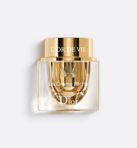 Dior - L'Or de Vie La Crème Riche Crème riche - soin chef-d'œuvre anti-âge et nourrissant peaux sèches - 92 % d'ingrédients d'origine naturelle