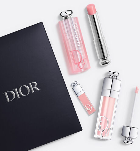 Dior - Cofre Dior Addict Luminosidad Natural Bálsamo de labios y brillo de labios repulpante - 3 productos