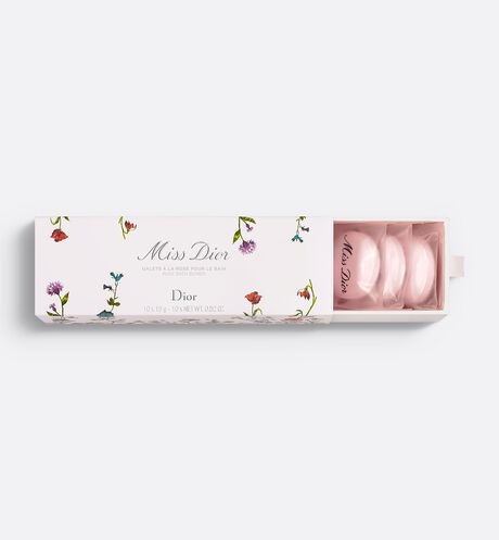 Dior - Miss Dior Galets à la Rose pour le Bain - édition couture Millefiori Boule de bain parfumée - 10 galets effervescents