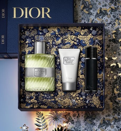 Dior - Eau Sauvage Set Gift set - eau de toilette, travel spray and shower gel - 2 Open gallery