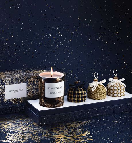 Dior - La Collection Privée Christian Dior X La Maison Franc 1884 - Limited Edition Scented Art of Living Set - Scented Candle and Collection of 3 Ornaments