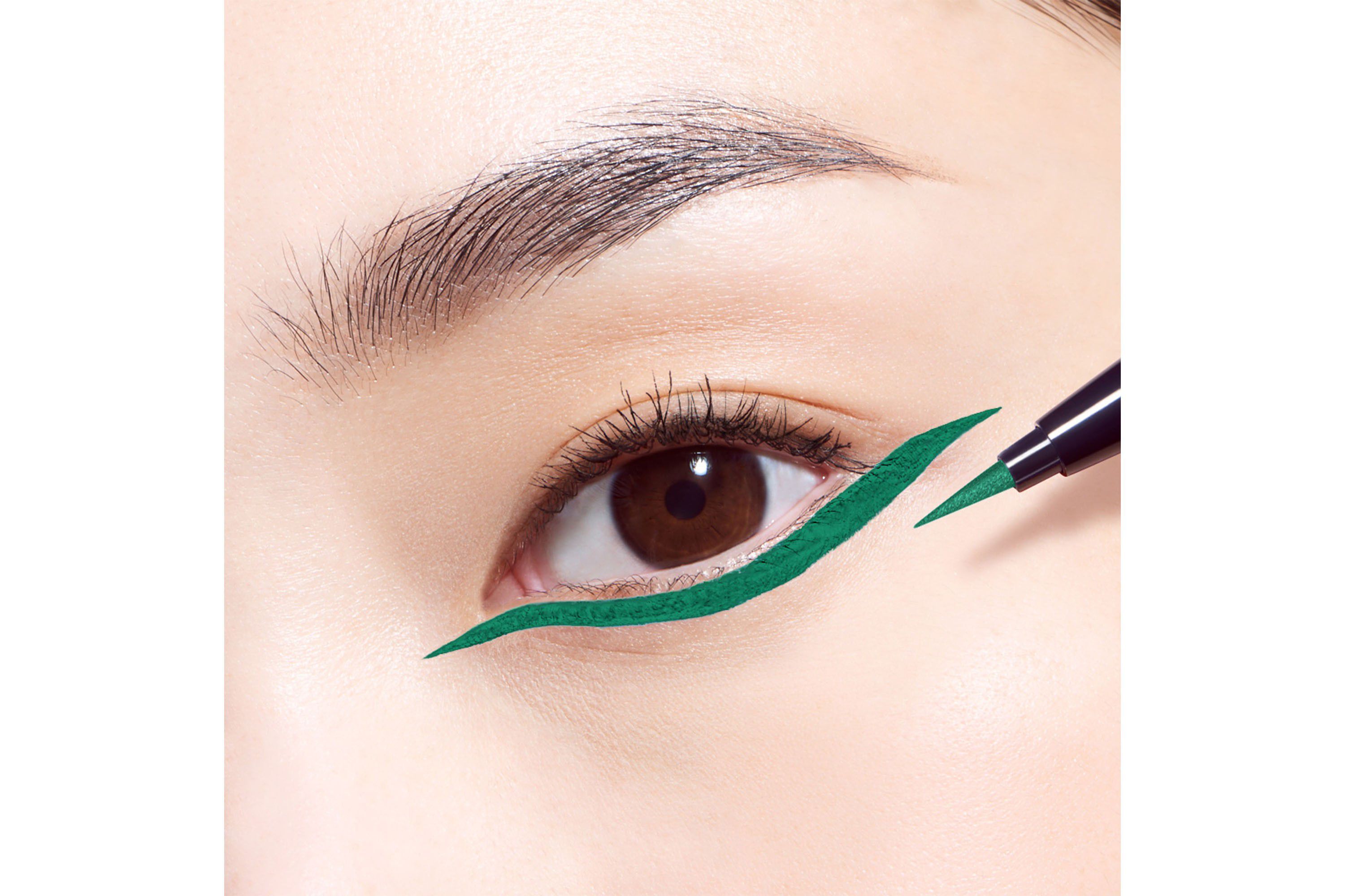 dior eyeliner green