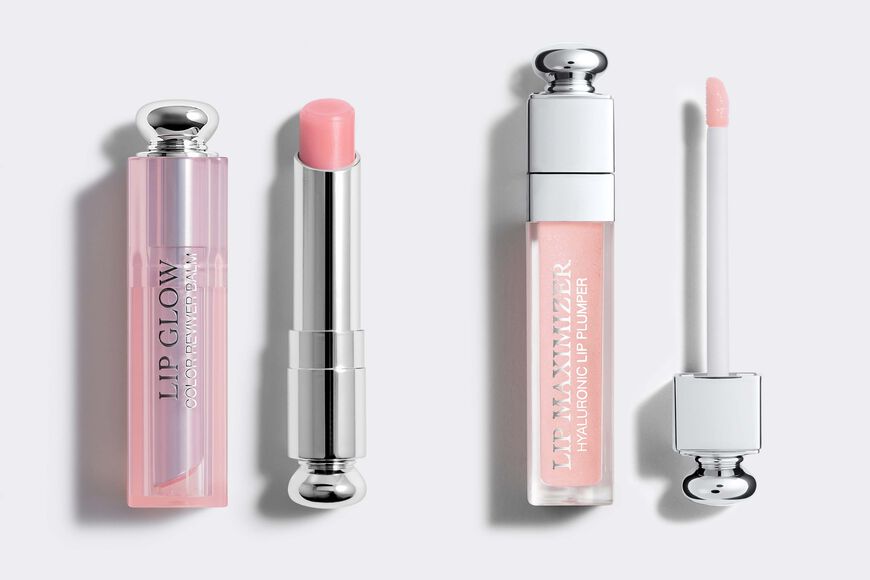 Dior - Dior Lip Glow & Dior Lip Maximizer Color-awakening hydrating lip balm & maximum hydration instant and long-term volume effect gloss Open gallery