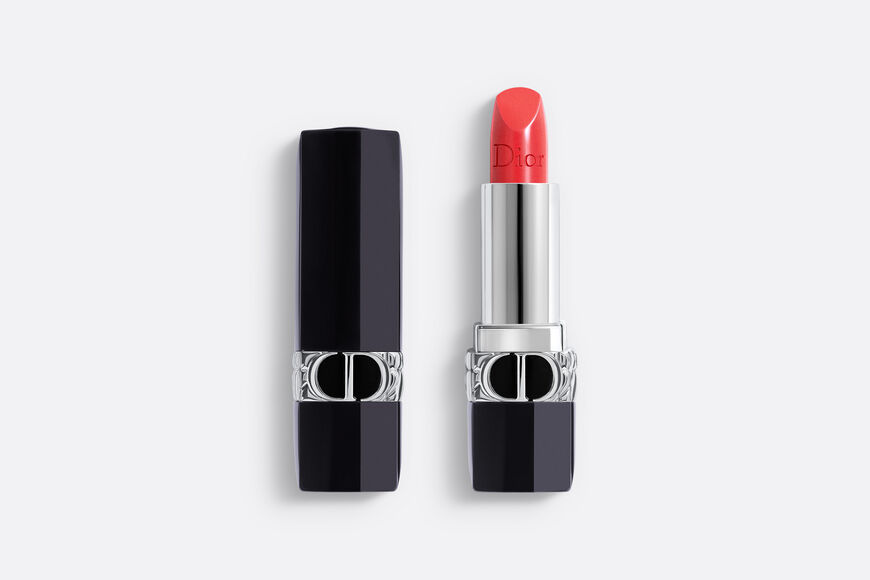 Dior - Rouge Dior Colored Lip Balm Colored lip balm - 95%* natural-origin ingredients - floral lip care - couture color - refillable - 4 Open gallery