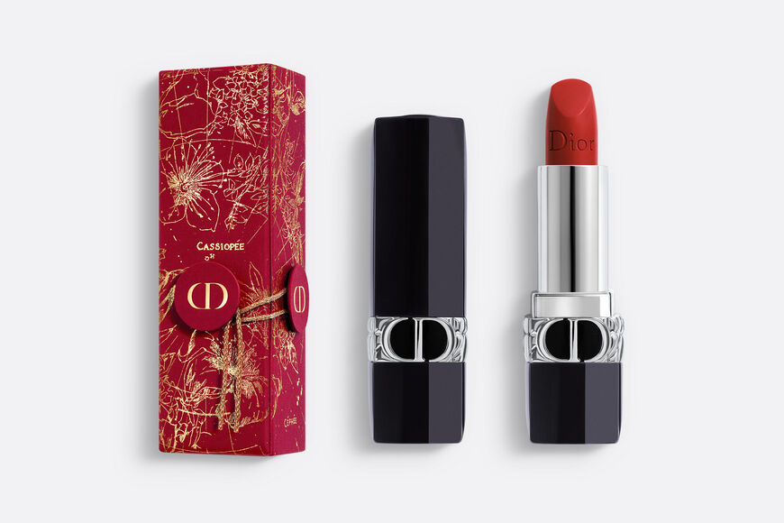 Dior - Rouge Dior - Lunar New Year Limited Edition Couture color lipstick - floral lip care - refillable - 10 Open gallery