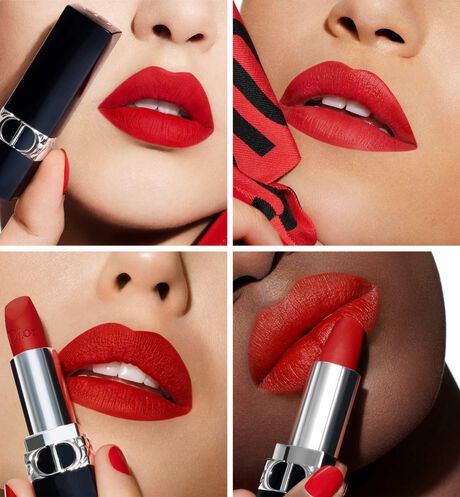Dior - Rouge Dior The Refill Lipstick refill with 4 couture finishes: satin, matte, metallic & new velvet - 332 Open gallery