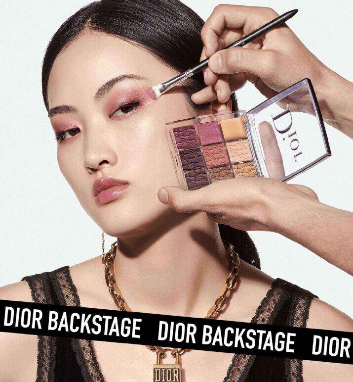 Dior backstage eyeshadow palette amber neutrals