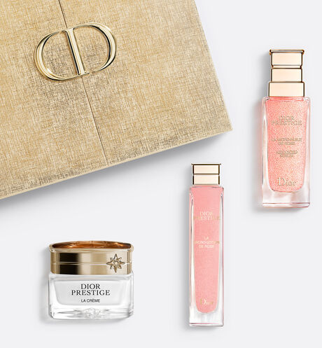 Dior - 玫瑰花蜜活養修護套裝 - 珍藏版 禮盒套裝 - 活養再生精華油、化妝水及抗衰老面霜