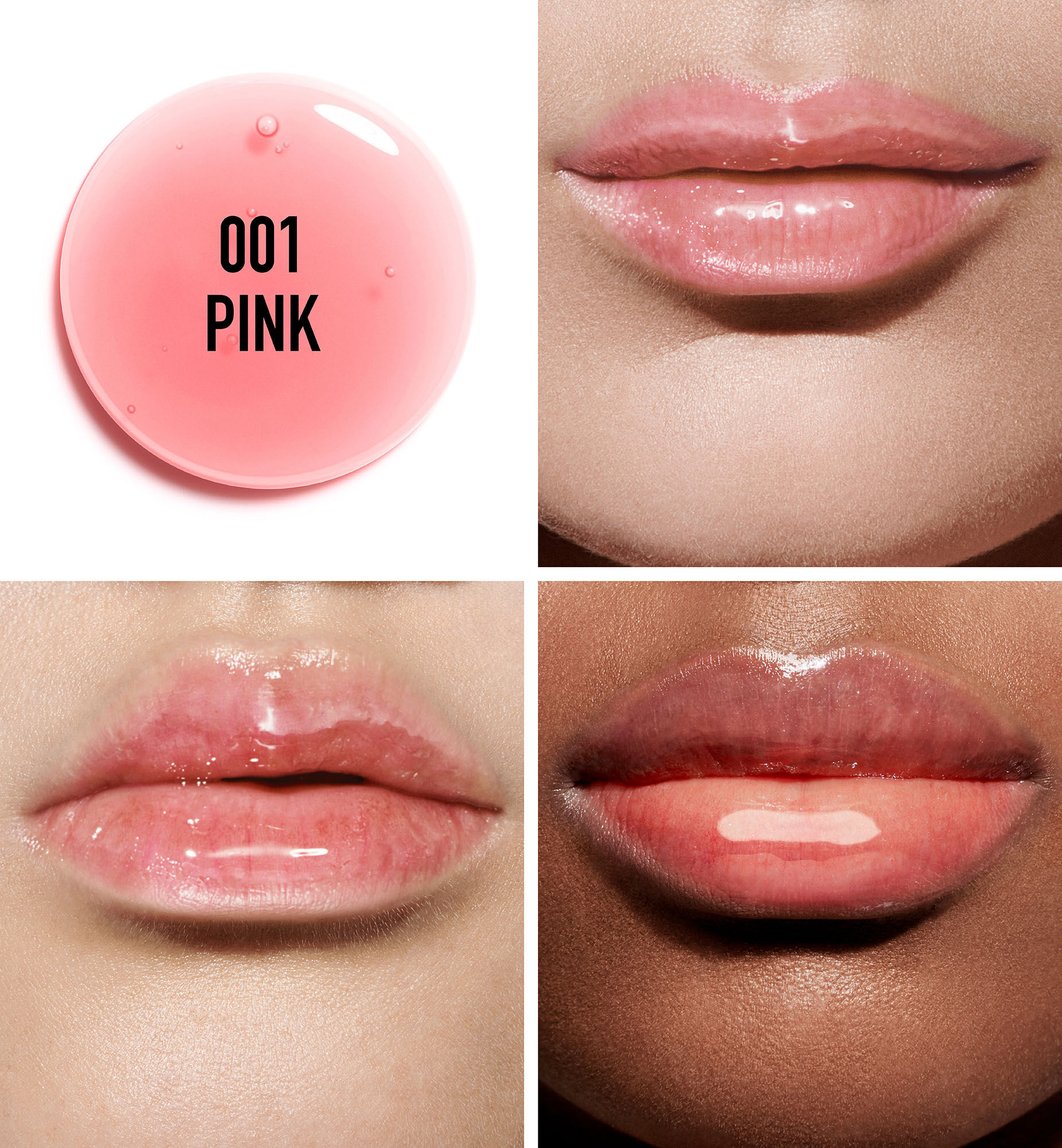 dior lip glow oil 010 holo pink