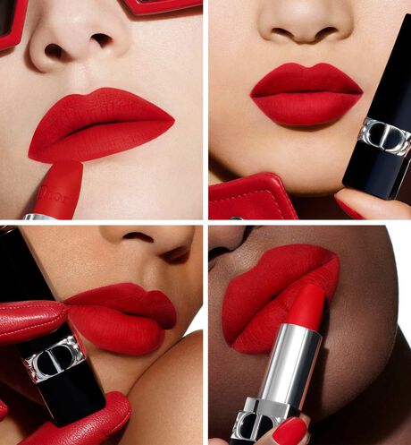 Dior - Rouge Dior Refill Lipstick navulling in 4 couture finishes: satijn, mat, metallic en het nieuwe fluweel - 366 aria_openGallery