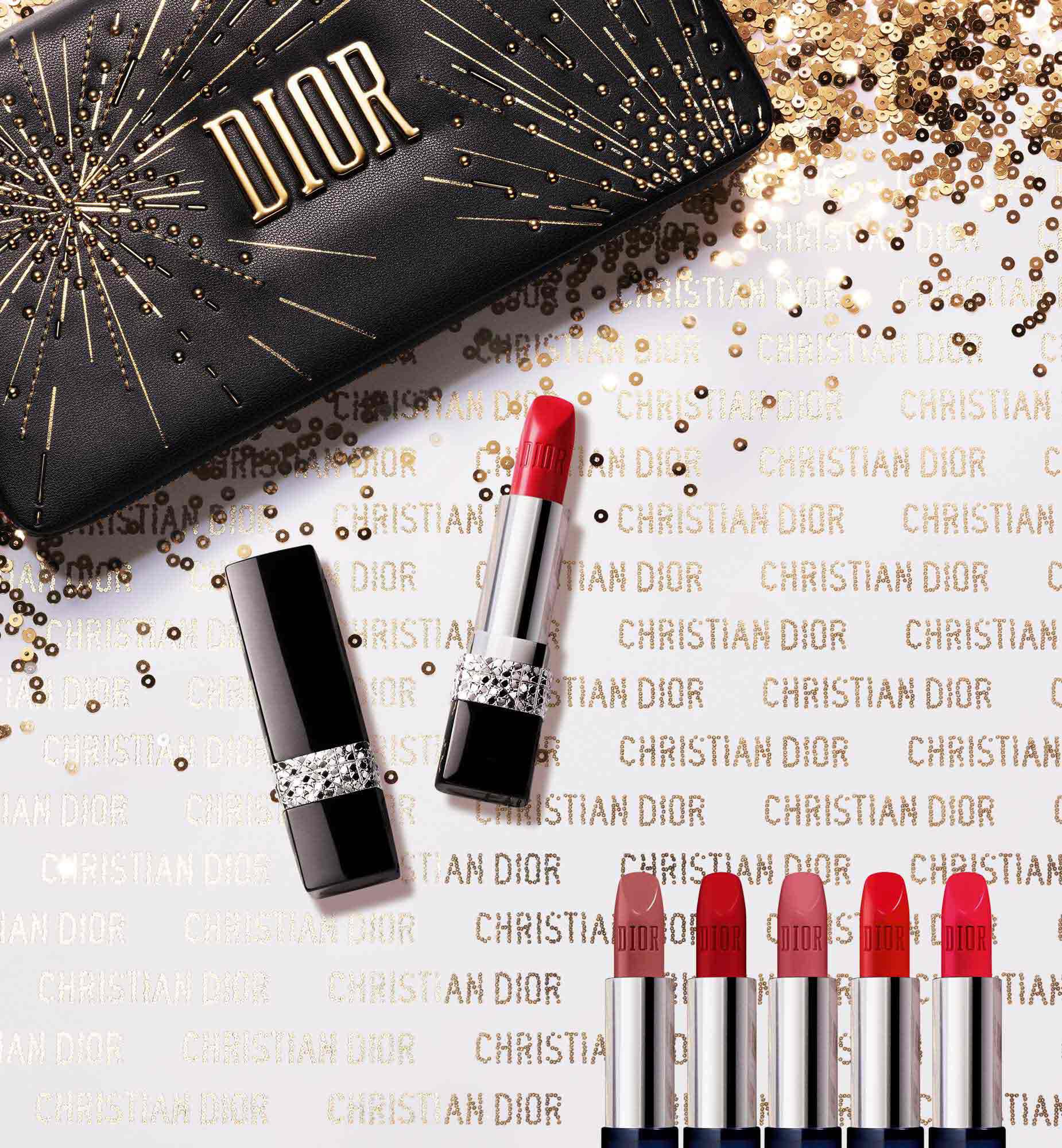 Mua Set Son Dior Rouge Refillable Lipstick Collection  Couture Color   Floral Lip Care 5 Màu chính hãng Bộ sản phẩm cao cấp Giá tốt