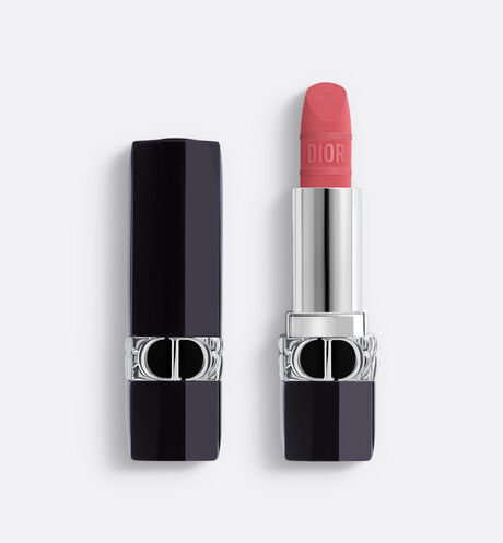 Dior - 루즈 디올 - 미차 리미티드 에디션 리필 가능한 립스틱 - 꾸뛰르 컬러 & 피니쉬 - 디올 패턴 인그레이빙
