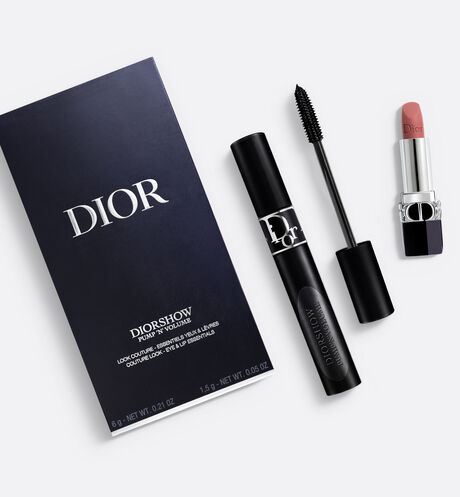 Dior - Look Couture Esenciales De Ojos Y Labios Máscara y minibarra de labios