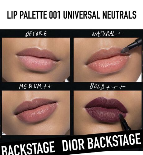 Dior - Dior Backstage Lip Palette Multi-finish, concentrated colors prime, plump, color, contour - 4 Open gallery