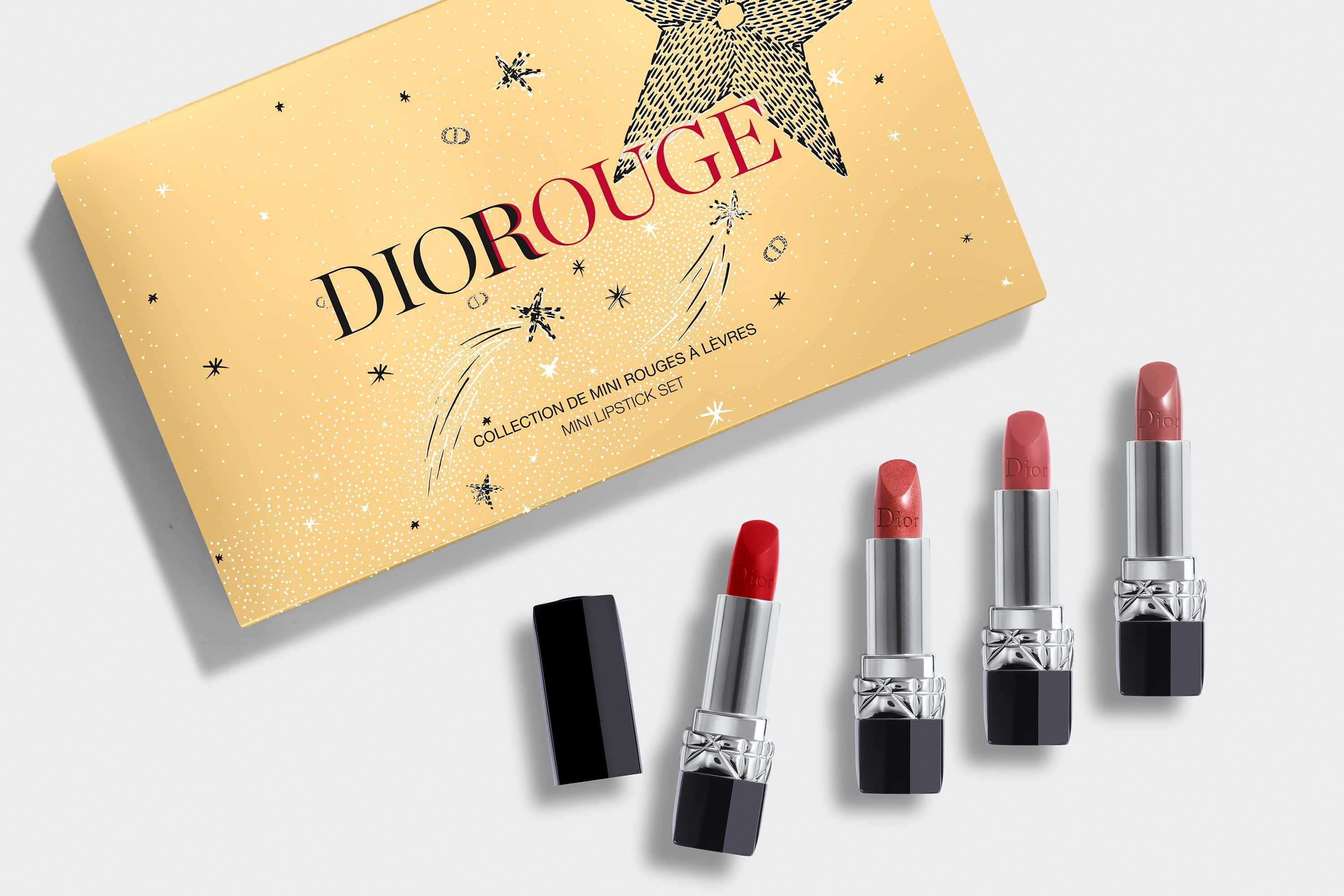 Kwijtschelding Mijnenveld vrouw Holiday Season Rouge Dior Set: 4 Mini Lipsticks | DIOR