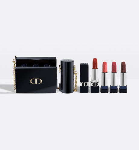 Dior - Minaudière Rouge Dior – Edizione Limitata Cofanetto e porta-rossetto – collezione di rossetti