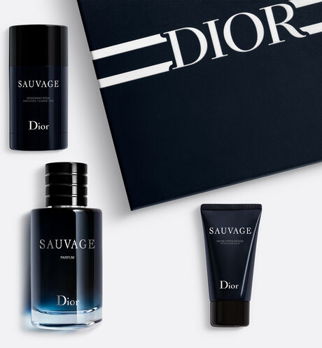 Dior - Sauvage Parfum Set Fragrance set - parfum, after-shave balm and deodorant stick