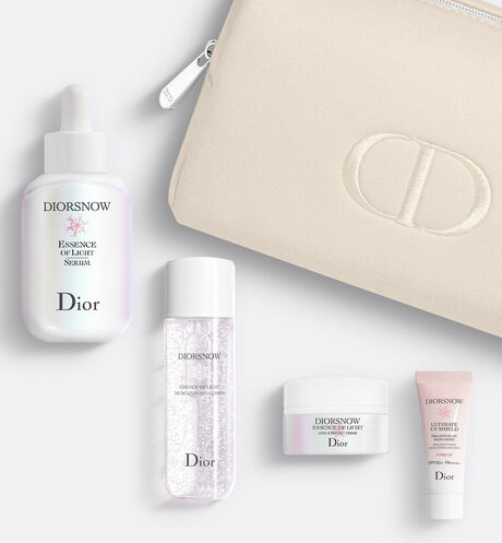 Dior - DIOR雪晶靈極亮光采精華組 臉部保養禮盒–水凝露、精華、輕凝霜、隔離亮妍霜