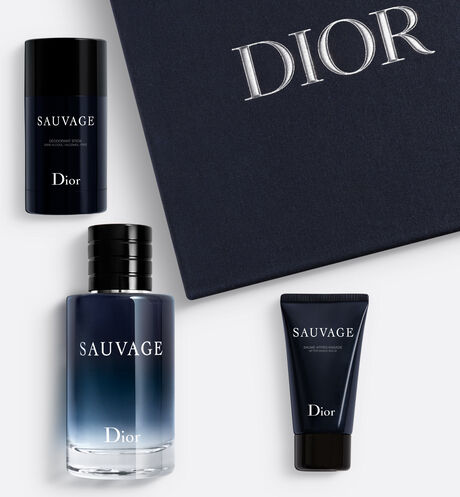 Dior - Sauvage Set - Limited Edition Eau de toilette, deodorant stick and after-shave balm