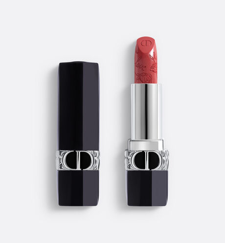 Dior - Rouge Dior - Mother's Day Limited Edition Couture color lipstick - engraved with words of love - satin, matte and metallic finishes - floral lip care - comfort and long wear