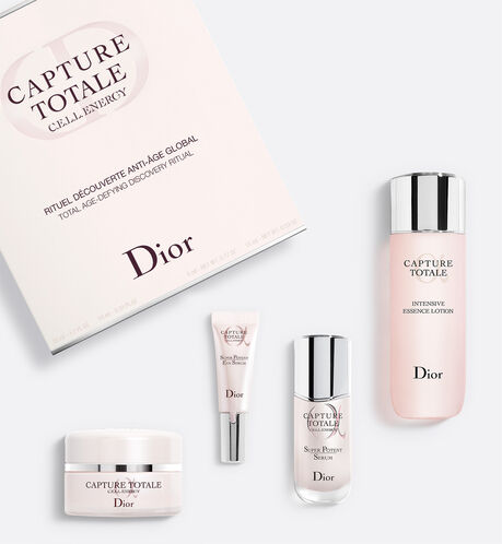 Dior - Capture Totale Globaal Anti-Aging Ontdekkingsritueel Gezichtsverzorgingsset - lotion, serum, oogserum, gezichtscrème