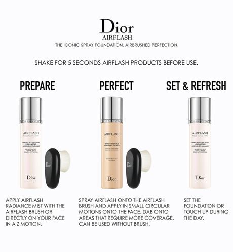 Dior - Dior Backstage Airflash Foundation Spray foundation - airbrushed radiance - 32 Open gallery