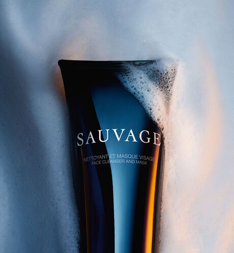 Dior - Sauvage Face Cleanser and Mask 2-in-1 face cleanser - cleanses and purifies men's skin - 2 Open gallery