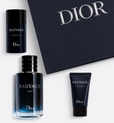 Dior - Sauvage Set - Limited Edition Parfum, deodorant stick and after-shave balm