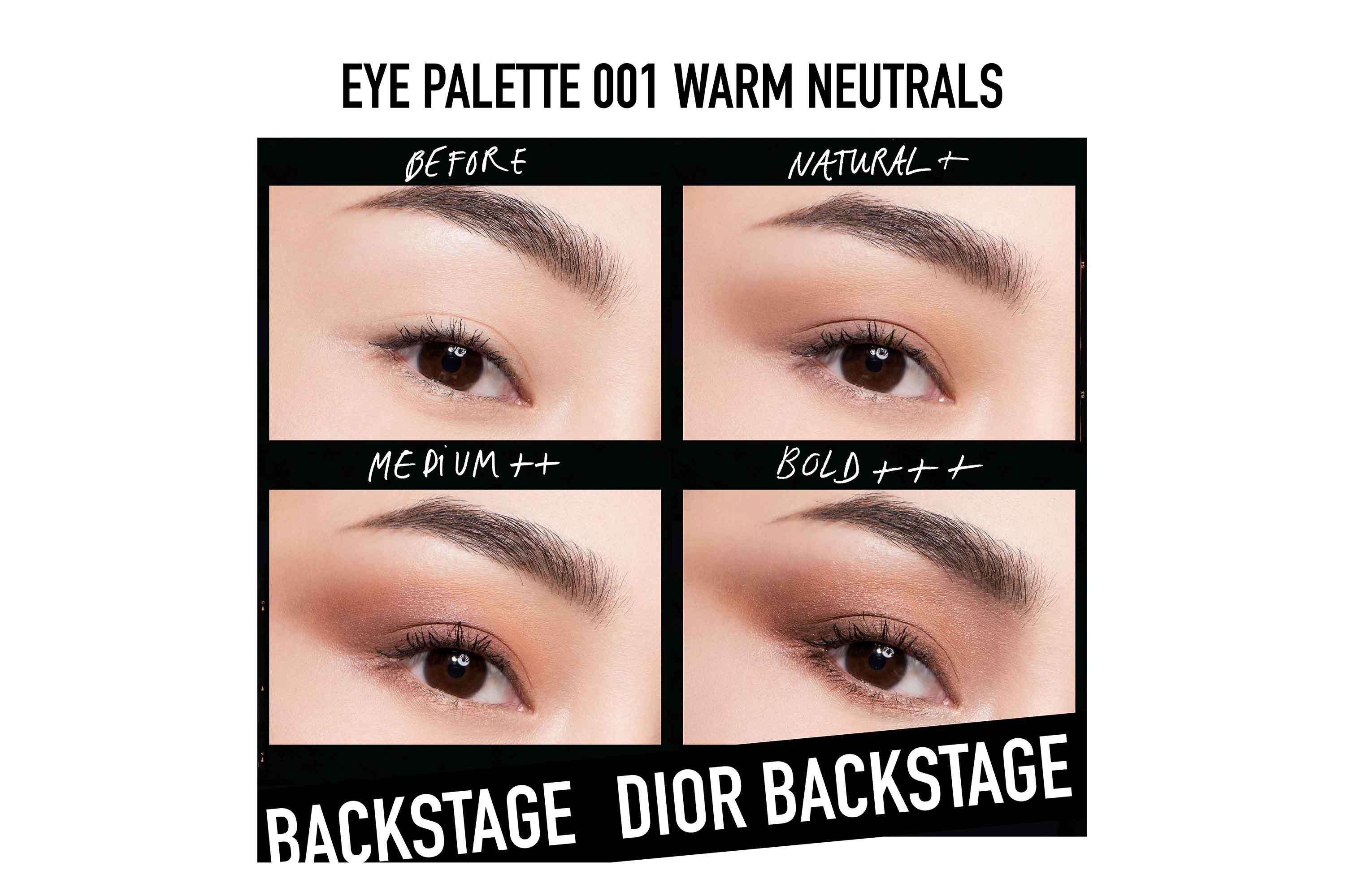 Dior Backstage Contour palette and Eyeshadow Palette swatches   Survivorpeach