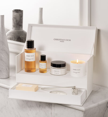 Dior - Ambre Nuit Luxury Set Art of Living Gift Set - Fragrances, Body Creme, Soap, Candle and Accessories